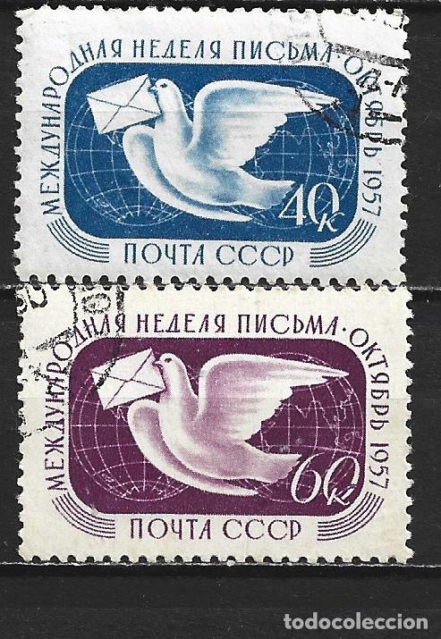 Sellos: RUSIA YVERT NUM. 1969/1970 SERIE COMPLETA USADA