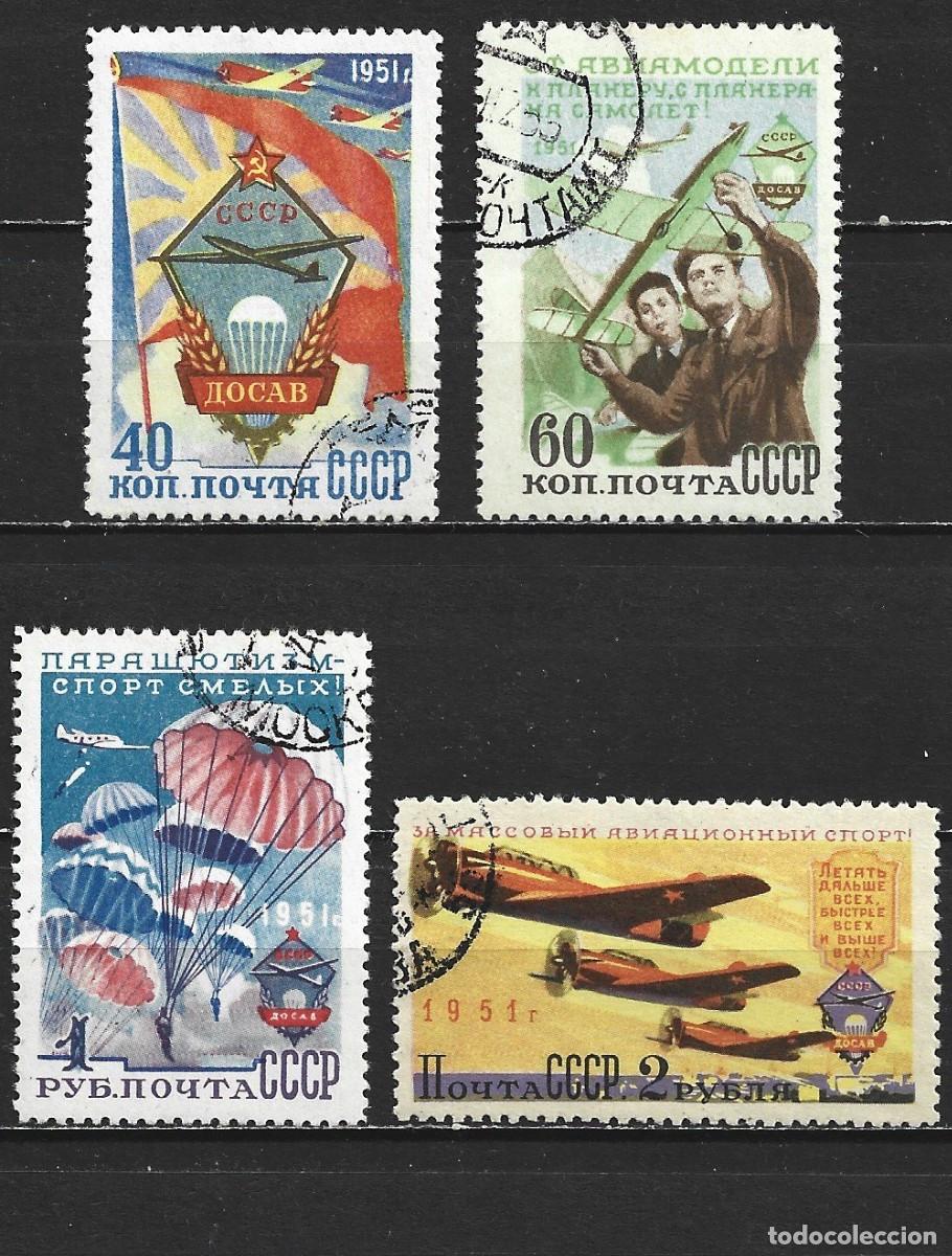 Sellos: RUSIA YVERT NUM. 1576/1579 SERIE COMPLETA USADA