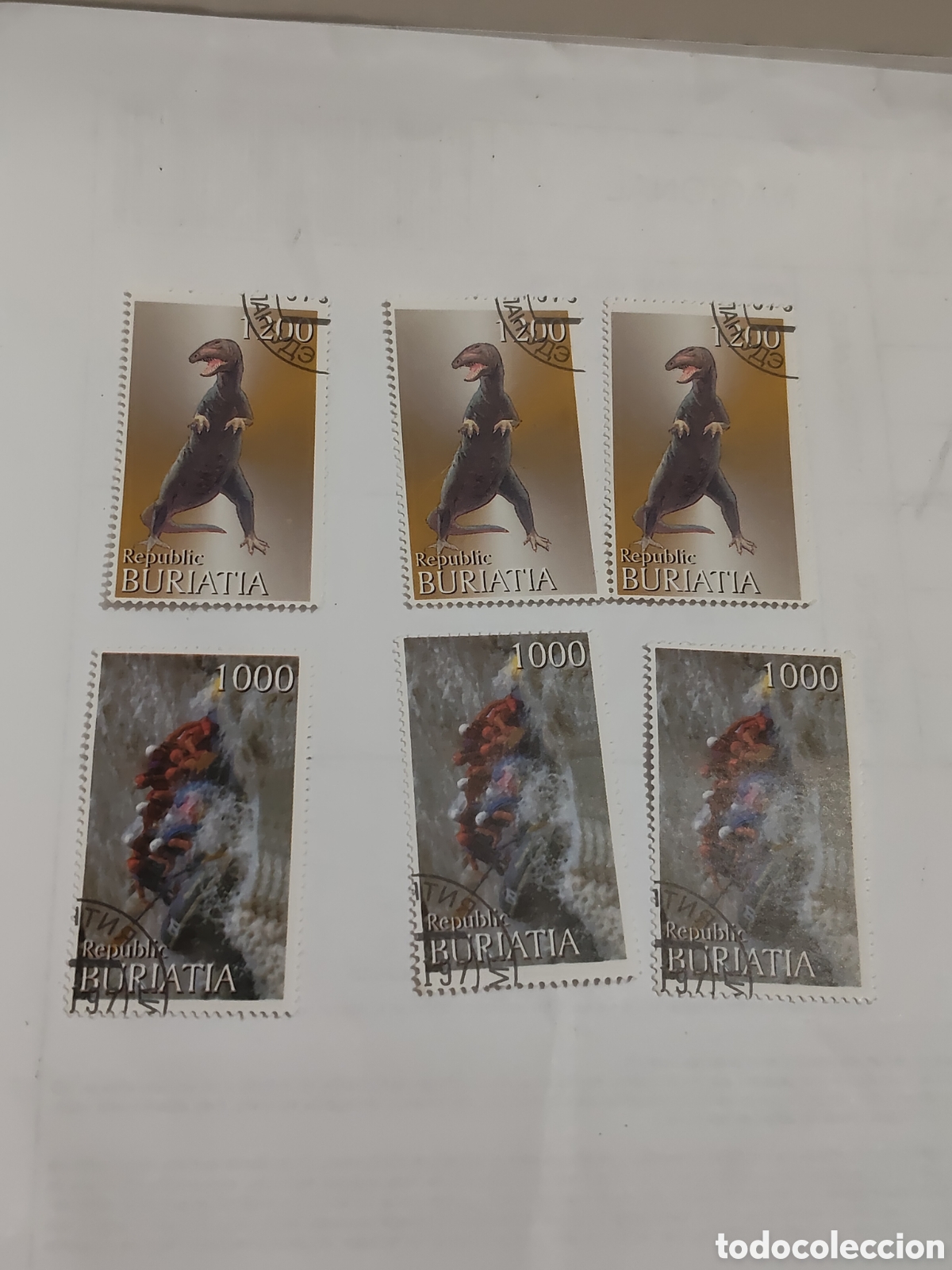 Sellos: 6 sellos de Buriatia (Rusia ) muy buenos 1972