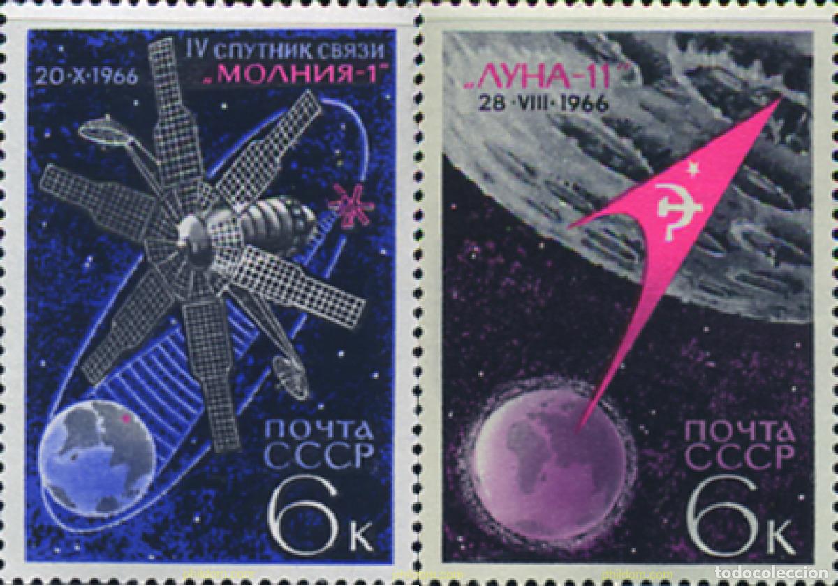 Sellos: 357044 MNH UNION SOVIETICA 1966 SATELITES