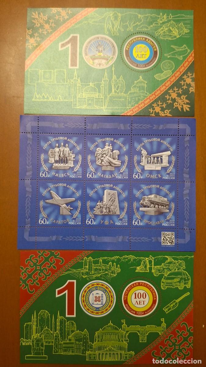 Stamps: HB904 HOJITAS BLOQUE de RUSIA en NUEVO ideal para tematicas (leer descripcion)