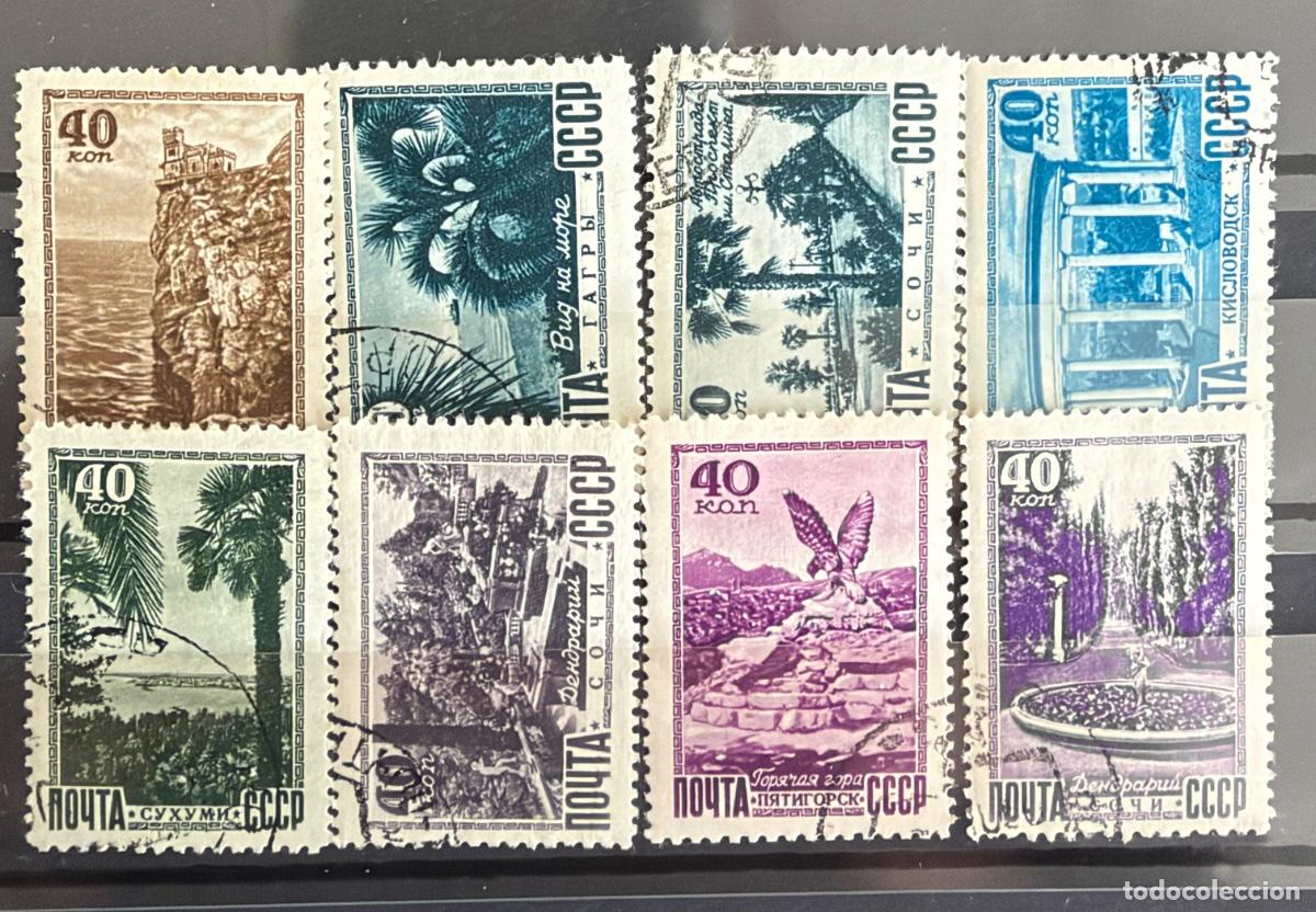 Sellos: Rusia 1948 Yvert 1295-1302