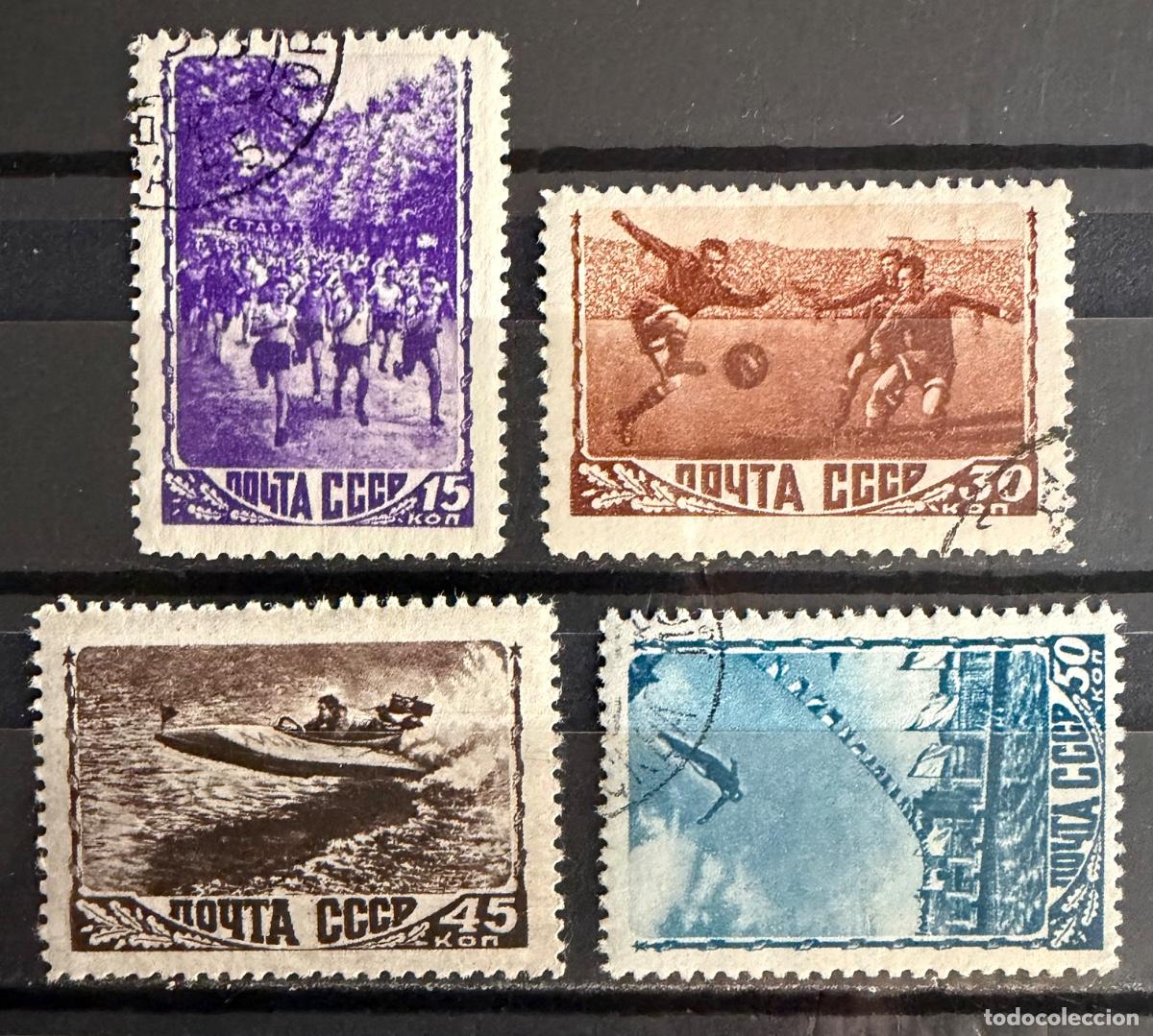 Sellos: Rusia 1948 Yvert 1224-1227