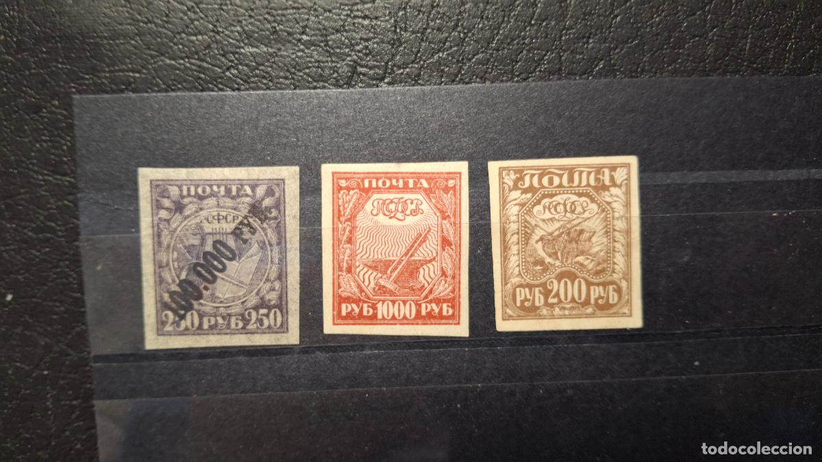 Sellos: 1921 Rusia 3 sellos - Foto 1
