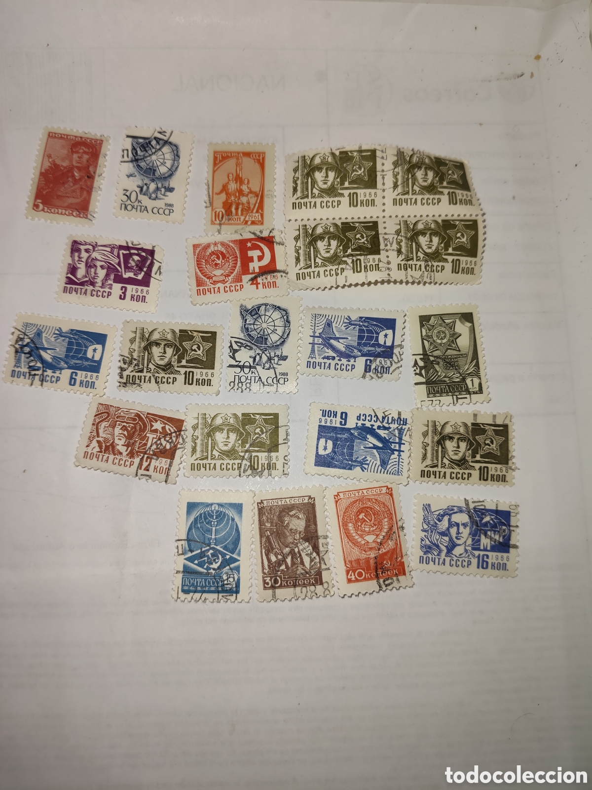 Sellos: 22 sellos de Rusia variados a&ntilde;os 60