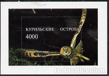 Sellos: KURIL ISLANDS 1997 SHEET MNH FAUNA OWLS HIBOUX CHOUETTES BUHOS LECHUZAS EULEN BIRDS AVES OISEAUX