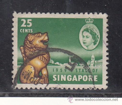 Sellos: singapur  46 usada, nueva constitucion, - Foto 1