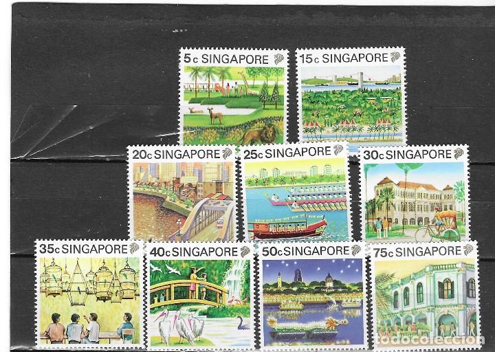 Sellos: SINGAPUR N&ordm; 577 AL 578 (**) - Foto 1