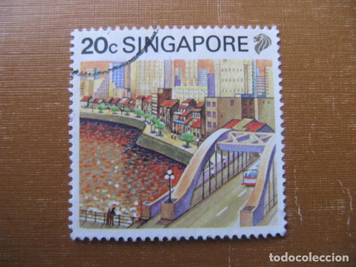 Sellos: singapur, sello usado - Foto 1