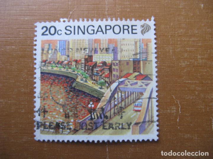 Sellos: singapur, sello usado - Foto 1