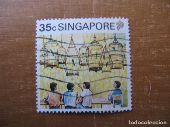 Sellos: singapur, sello usado - Foto 1