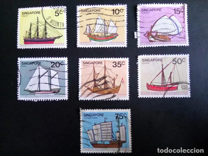 Sellos: SINGAPUR, BARCOS - Foto 1