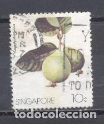 Sellos: Singapur, frutas, usados - Foto 1