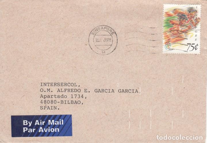 Sellos: CORREO AEREO: SINGAPUR 1993 - Foto 1