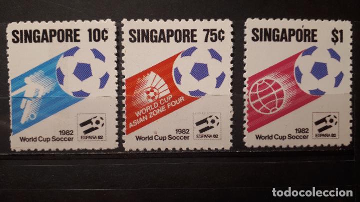 Sellos: SINGAPUR. A&ntilde;o 1982 **.Yvert 392/4 - Foto 1