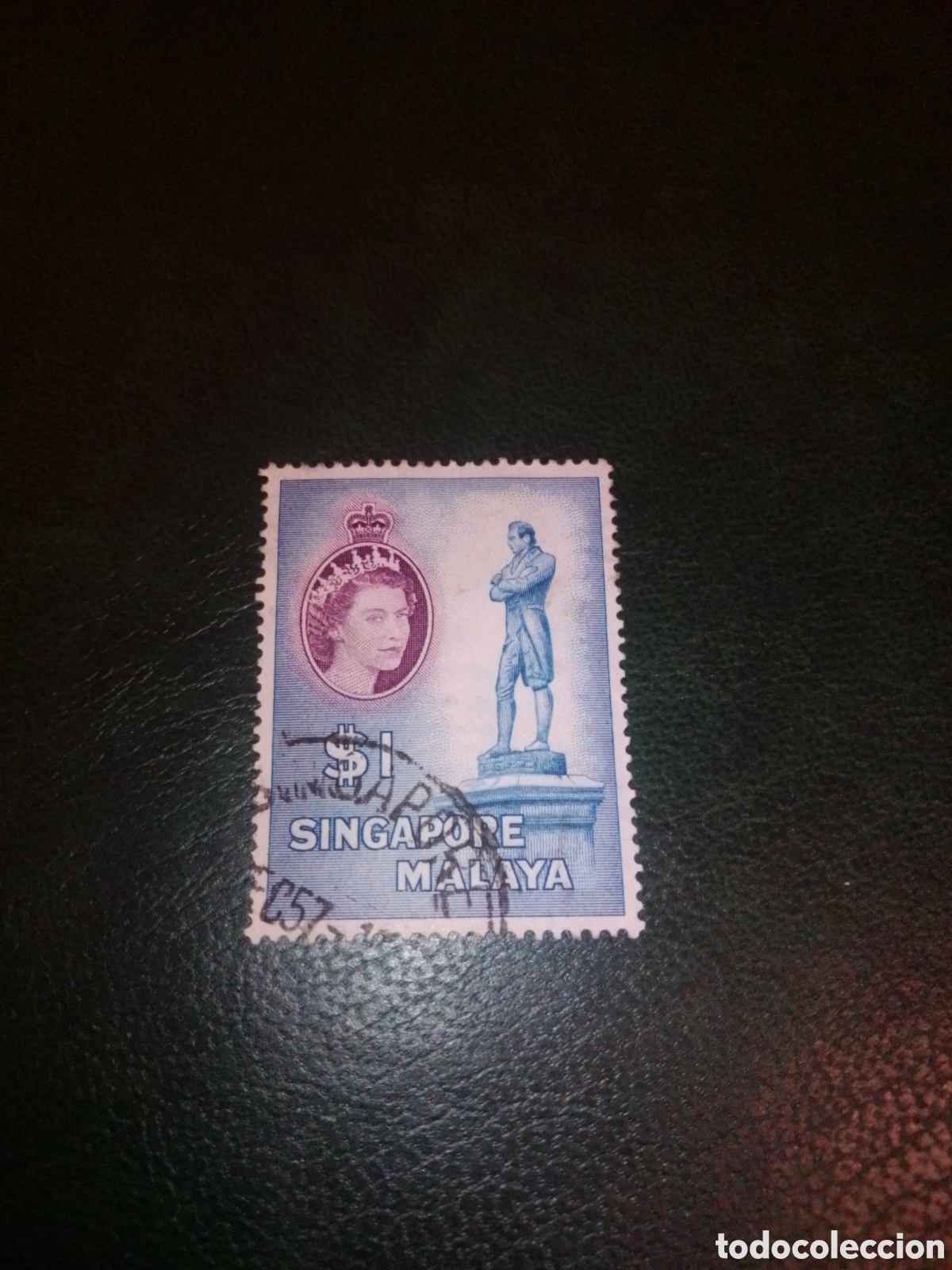 Sellos: Singapur SC40 1955 Reina Isabel - Foto 1