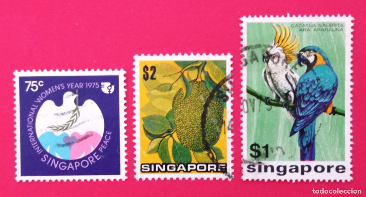 Sellos: SELLO SINGAPUR. LOTE DE SELLOS - Foto 1