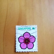 Sellos: SINGAPORE, SINGAPUR - 10 C - FLORA, FLOR