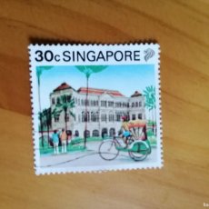 Sellos: SINGAPORE, SINGAPUR - VALOR FACIAL 30 C