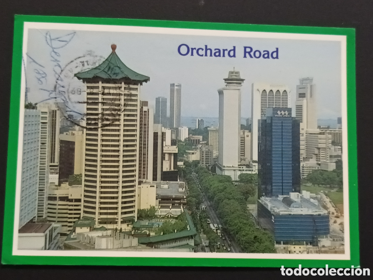 Sellos: SINGAPUR. POSTAL FRANQUEADA Y DEVUELTA A SU PROCEDENCIA. - Foto 2