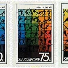 Sellos: 724060 HINGED SINGAPUR 1981 DEPORTES PARA TODOS
