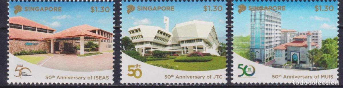 Sellos: Singapur 2018 Arquitectura MNH - Foto 1