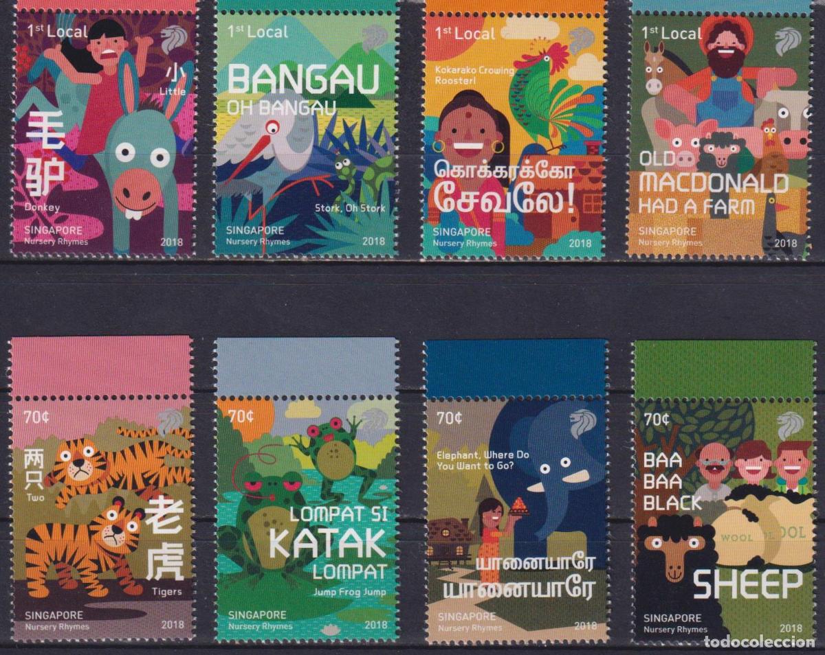 Sellos: Singapur 2018 juguetes MNH - Foto 1