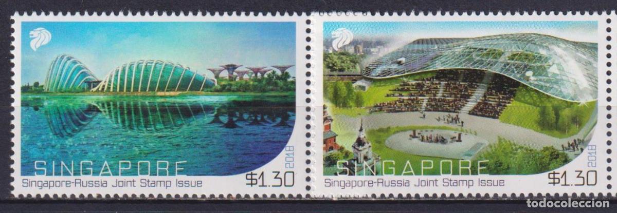 Sellos: Singapur 2018 Arquitectura MNH - Foto 1