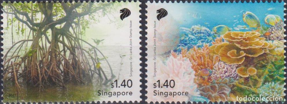 Sellos: Singapur 2021 Flora MNH - Foto 1
