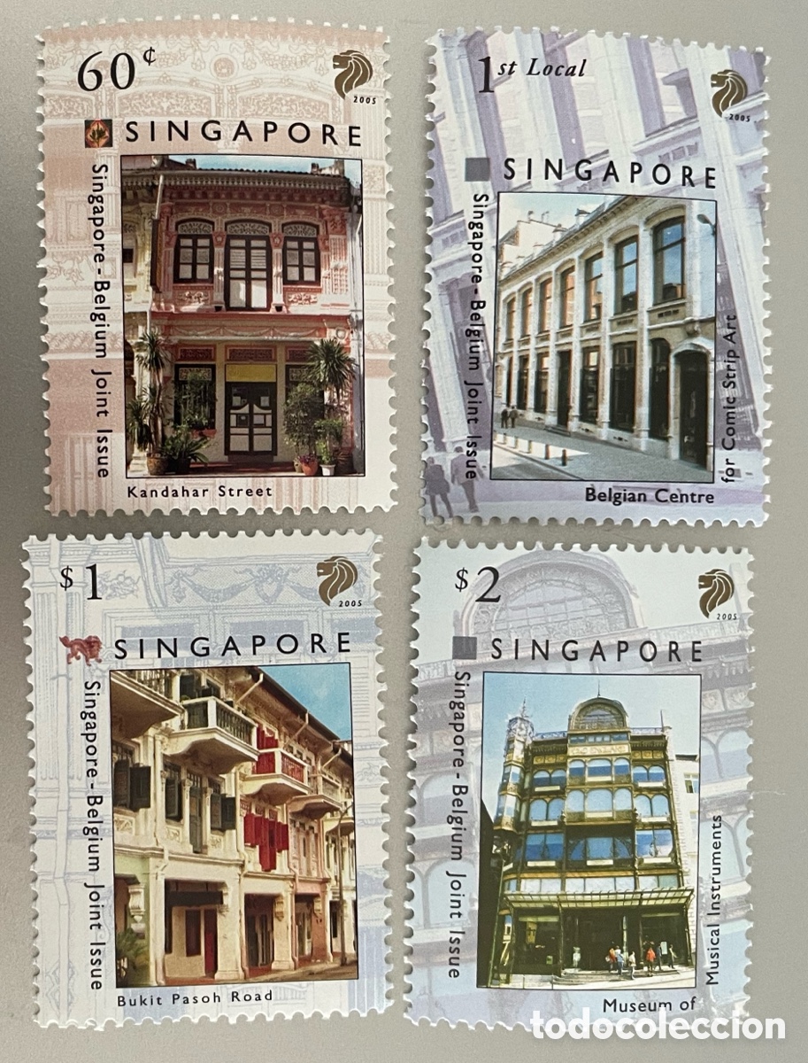 Sellos: Singapur. Edificios comerciales. 2005 - Foto 1