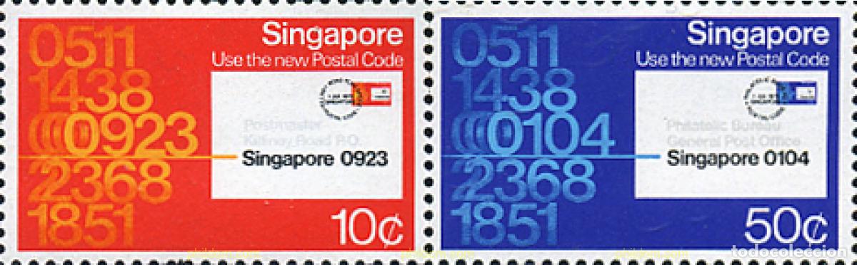 Sellos: 362396 MNH SINGAPUR 1979 CODIGO POSTAL - Foto 1