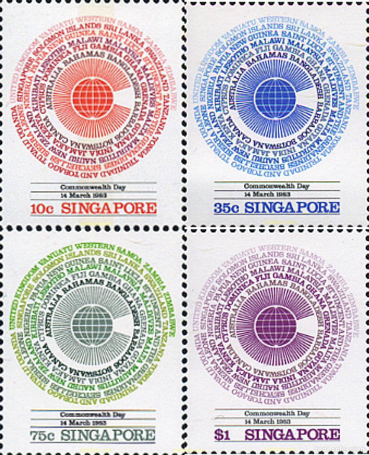 Sellos: 362407 MNH SINGAPUR 1983 COMMOWEALTH - Foto 1