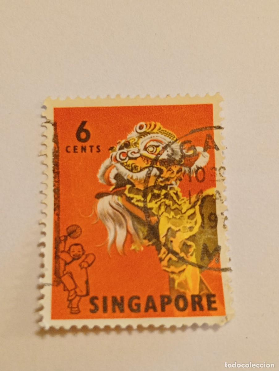 Sellos: SELLOS DE SINGAPUR MASCARA - Foto 1