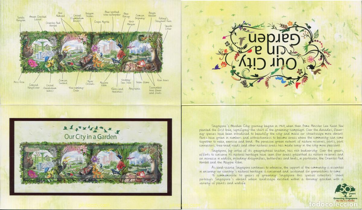 Sellos: 326871 MNH SINGAPUR 2013 JARDINES - Foto 1
