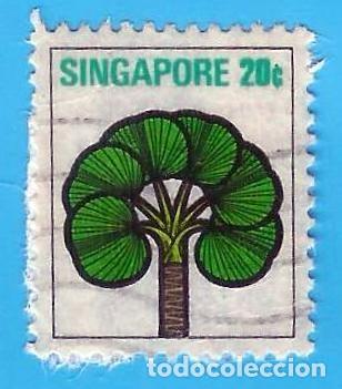 Sellos: Singapur. 1973. Scott # 193. Palmera datilera - Foto 1