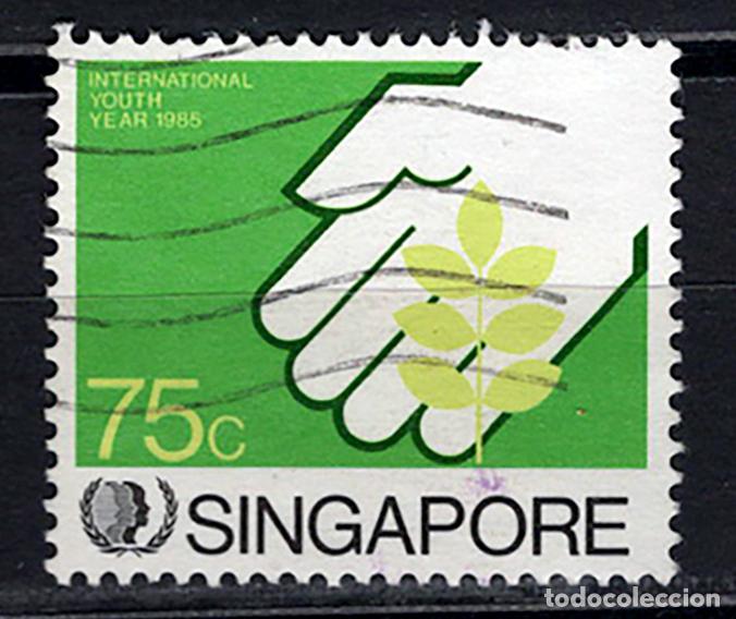 Sellos: SINGAPUR 1985 usado Michel 488 - Foto 1