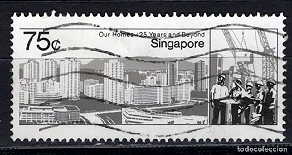 Sellos: SINGAPUR 1985 usado Yvert 474 - Foto 1