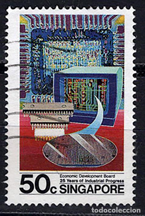 Sellos: SINGAPUR 1986 usado Michel 507 - Foto 1