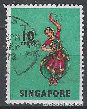 Sellos: SINGAPUR 1968 - FOLKLORE - USADO - Foto 1