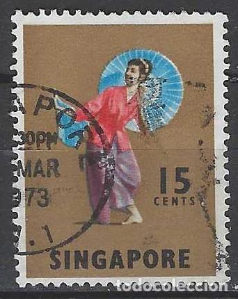 Sellos: SINGAPUR 1968 - FOLKLORE - USADO - Foto 1