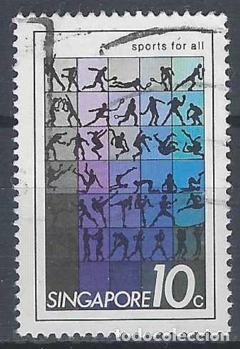Sellos: SINGAPUR 1981 - DEPORTE PARA TODOS - USADO - Foto 1