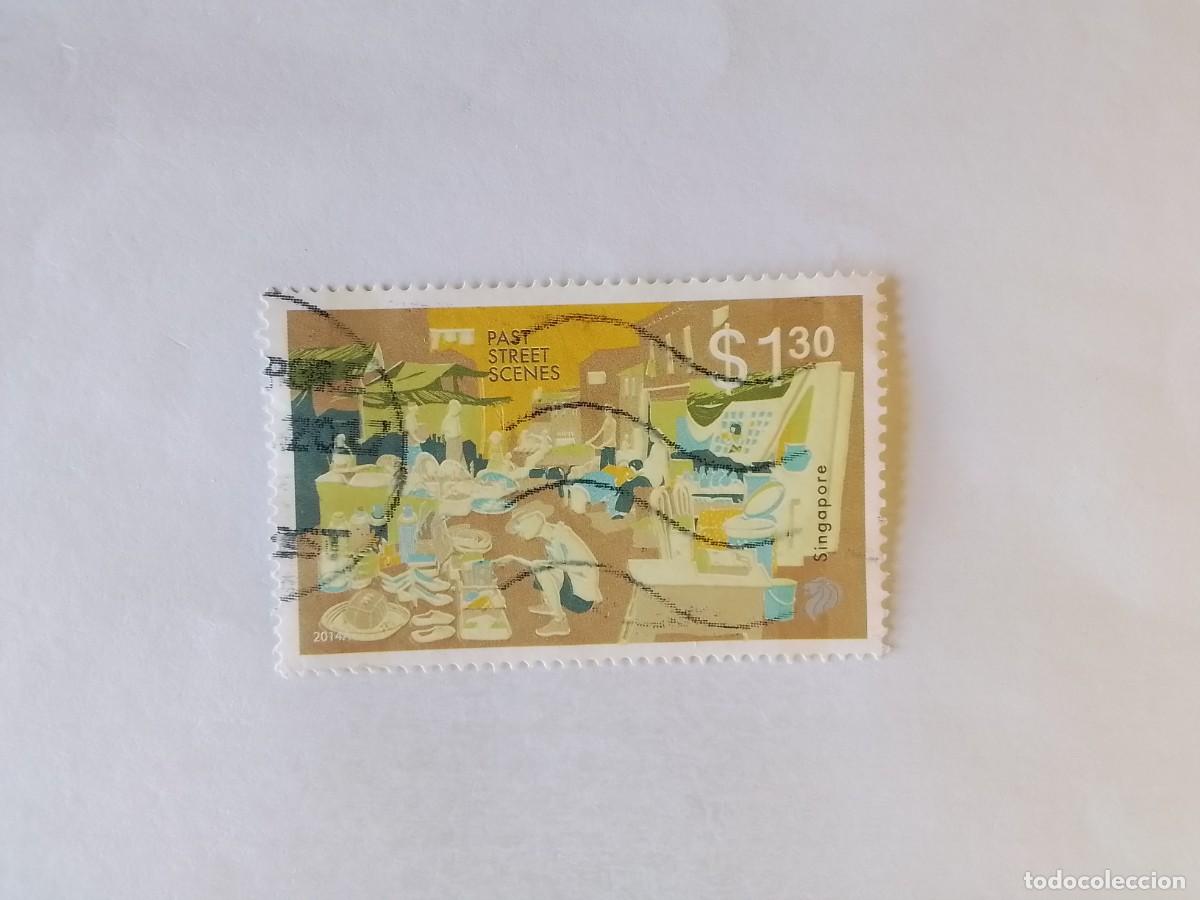 Sellos: A&Ntilde;O 2014 SINGAPUR SELLO USADO
