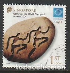 Sellos: SINGAPUR, SELLO USADO