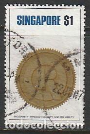 Sellos: SINGAPUR, SELLO USADO