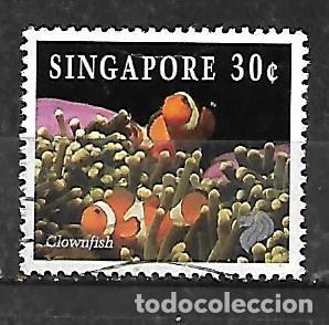 Sellos: 1994: Vida de los arrecifes de coral - Peces payaso (usado)