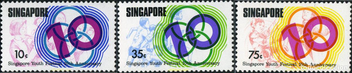 Sellos: 40176 MNH SINGAPUR 1976 FESTIVAL JUVENIL