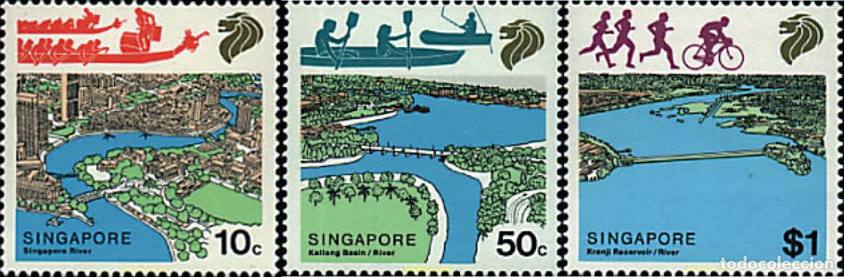 Sellos: 28068 MNH SINGAPUR 1987 LA VIDA Y EL RIO