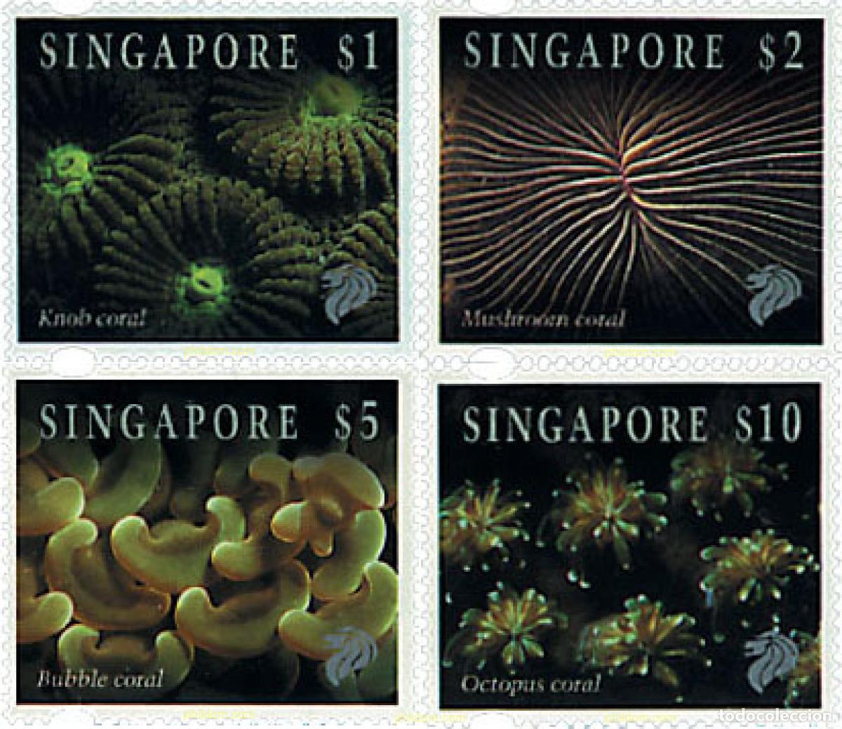 Stamps: 91981 MNH SINGAPUR 1994 CORALES