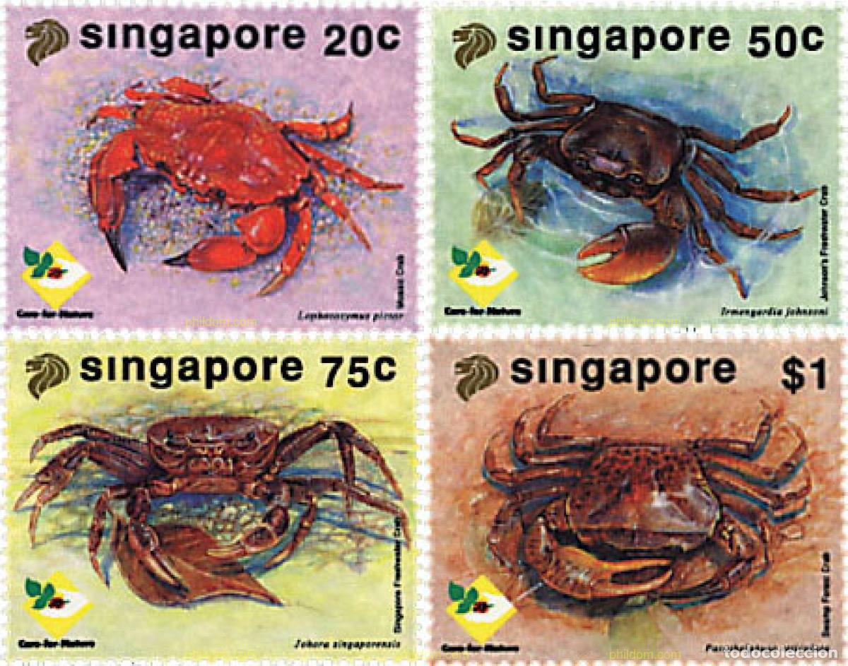 Sellos: 91976 MNH SINGAPUR 1992 PROTECCION DE LA NATURALEZA