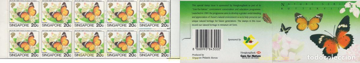 Stamps: 1327 MNH SINGAPUR 1993 MARIPOSAS